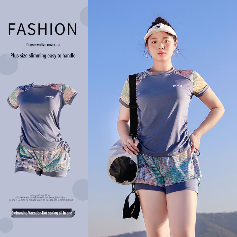 Women s Plus Size Sporty Two-Piece Swimsuit - Conservative & Slimming Tummy Control for Beach/Hot Spring Vacations. One Size синій колір
Women s Plus Size Sporty Two-Piece Swimsuit - Conservative & Slimming Tummy Control for Beach/Hot Spring Vacations. One Size синій колір