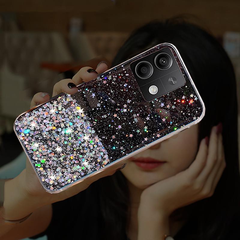 Чехол ярких цветов с блестками и звездами для Xiaomi Redmi Note 13 Note13 Pro Plus 4G 5G, мягкий силиконовый прозрачный противоударный чехол для телефона For Redmi Note 13 4G чёрный
Чехол ярких цветов с блестками и звездами для Xiaomi Redmi Note 13 Note13 Pro Plus 4G 5G, мягкий силиконовый прозрачный противоударный чехол для телефона For Redmi Note 13 4G чёрный