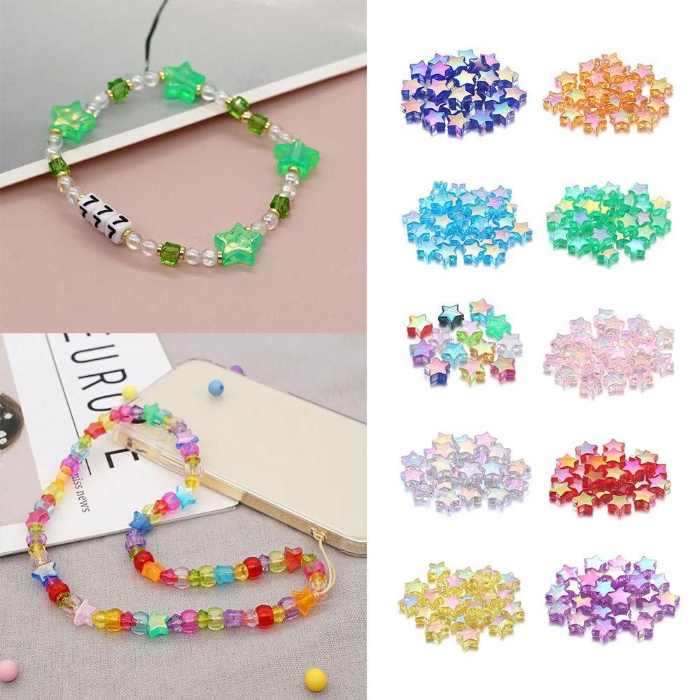 100pcs Solid Color Star Beads Jewelry Making Five-pointed Star New Loose Spacer Beads
100pcs Solid Color Star Beads Jewelry Making Five-pointed Star New Loose Spacer Beads