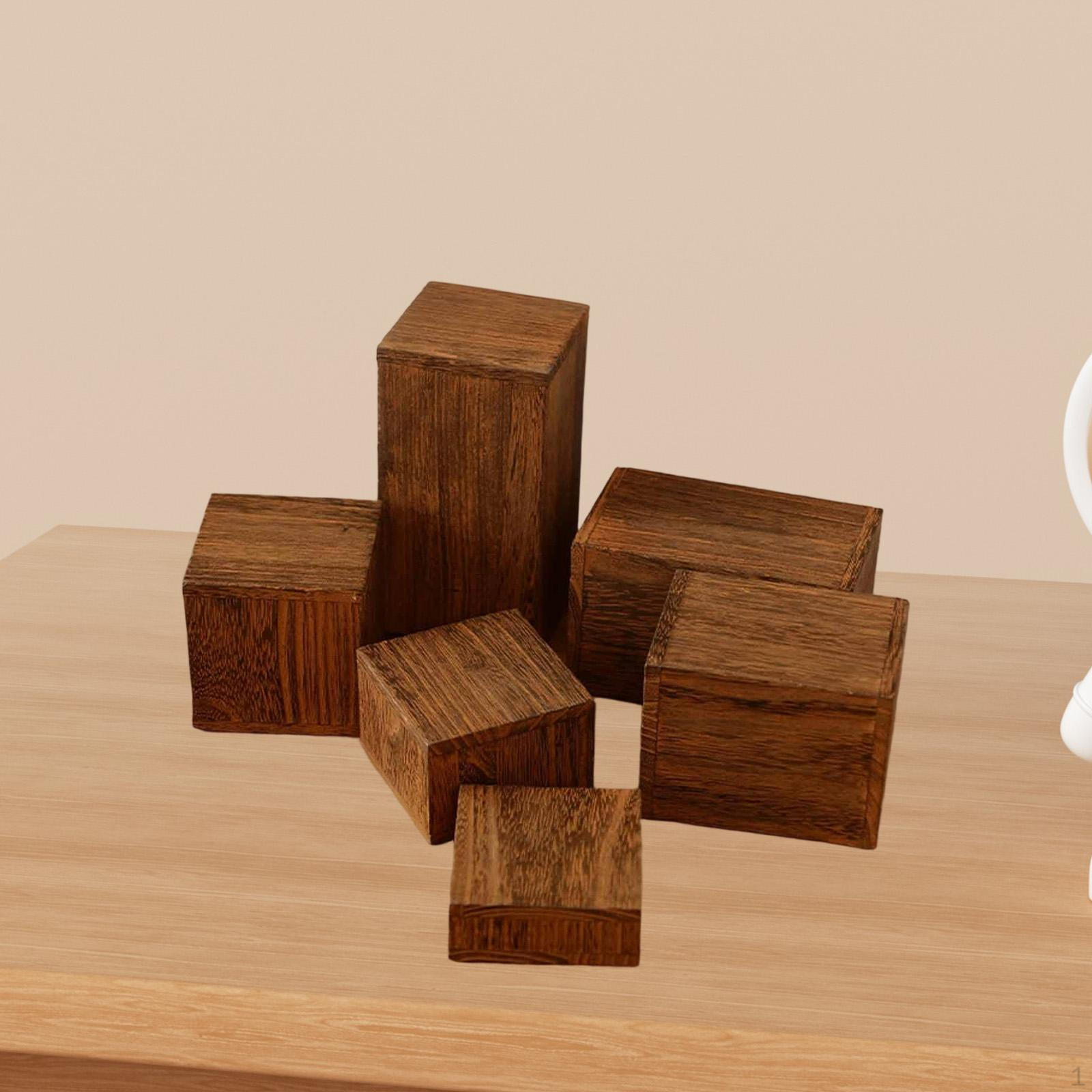 6Pcs Wooden Square Jewelry Racks Cupcake Display Stands Perfume Holders for Food Buffets Active Wood Color
6Pcs Wooden Square Jewelry Racks Cupcake Display Stands Perfume Holders for Food Buffets Active Wood Color