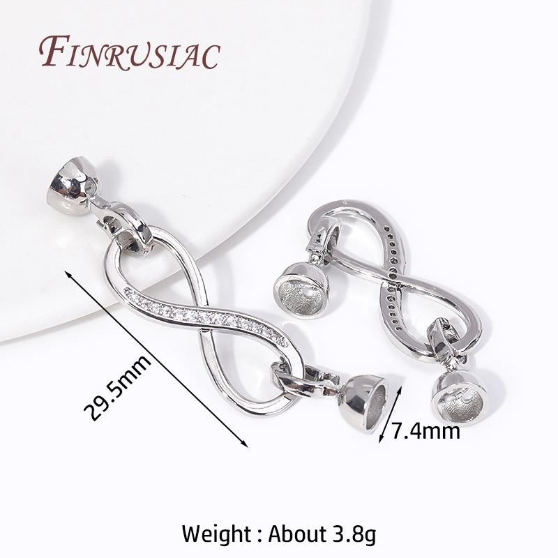 18K Gold Plated Infinity Connector Lock for DIY Pearls Necklaces Bracelets Clasps For Jewelry Making Supplies Accessories 1 Piece
18K Gold Plated Infinity Connector Lock for DIY Pearls Necklaces Bracelets Clasps For Jewelry Making Supplies Accessories 1 Piece
