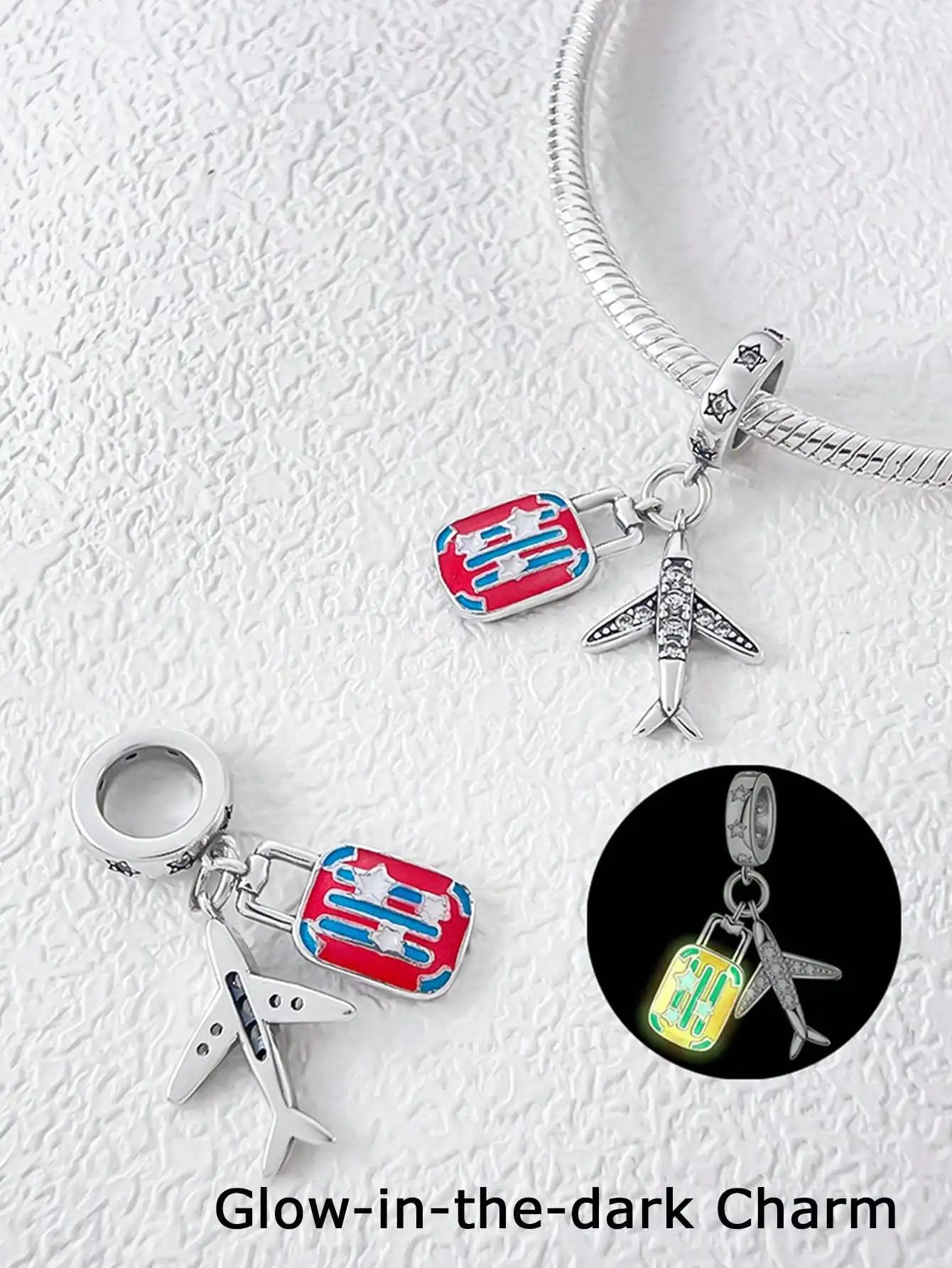 Charm Bead Charms Plata copper Colors Travel luggage Camera Bead Charm Pendant for Authentic Bracelets for Women Do It Yourself Jewellery Love Gift
Charm Bead Charms Plata copper Colors Travel luggage Camera Bead Charm Pendant for Authentic Bracelets for Women Do It Yourself Jewellery Love Gift