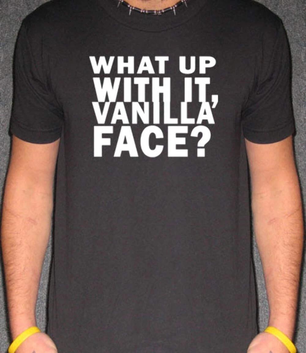 What Up Vanilla Face Борат Али Джи Смешная Комедийная Футболка M
What Up Vanilla Face Борат Али Джи Смешная Комедийная Футболка M