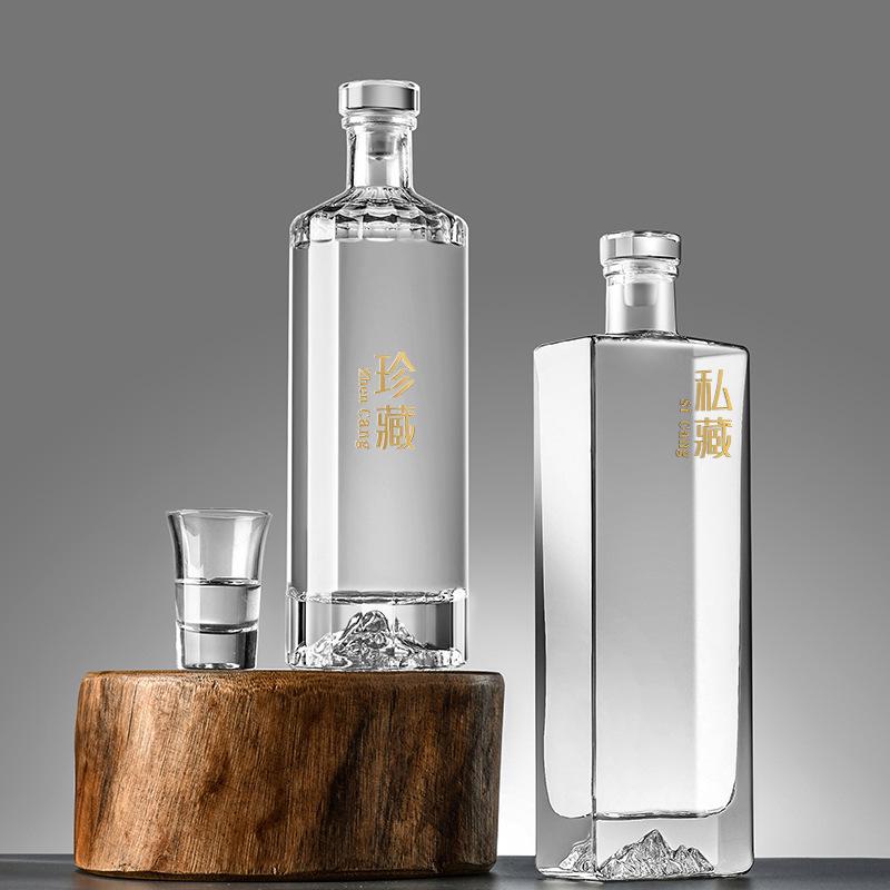 Round /Square shaped iceberg buttom clear whiskey decanter with Glass stopper Alcohol Bottle barware Gifts for Men 500ML
Round /Square shaped iceberg buttom clear whiskey decanter with Glass stopper Alcohol Bottle barware Gifts for Men 500ML