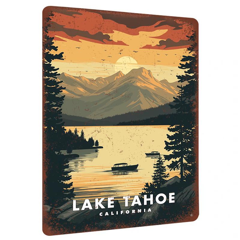 Lake Tahoe California Sunset Mountain Lake Metal Wall Art Decorative Iron Painting 20x30cm(7.8x11.8inch)
Lake Tahoe California Sunset Mountain Lake Metal Wall Art Decorative Iron Painting 20x30cm(7.8x11.8inch)