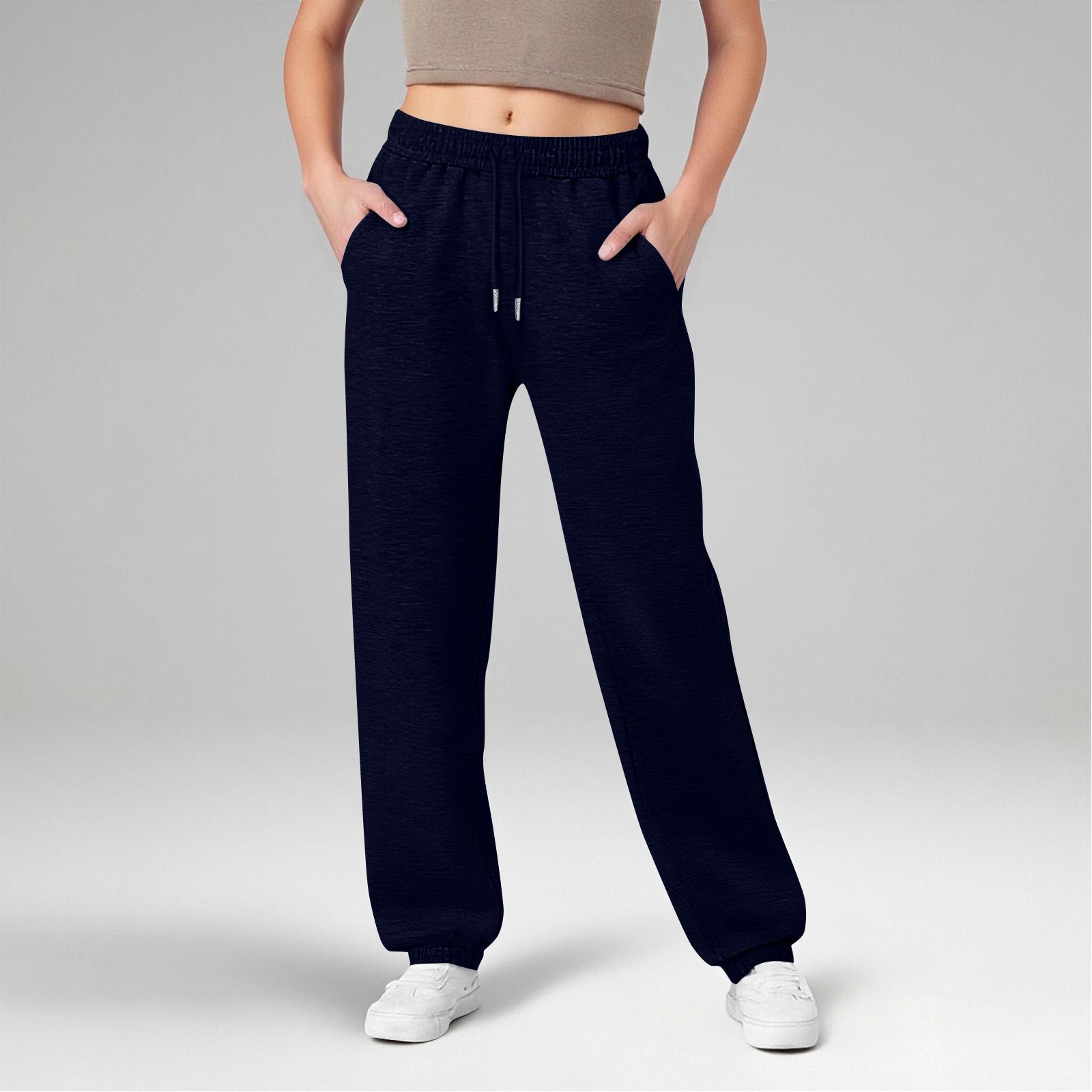 Женские спортивные брюки широкие штанины для йоги прямые со средней посадкой на кулиске эластичные с низкой талией одежда с карманами XXL тёмно-синий
Женские спортивные брюки широкие штанины для йоги прямые со средней посадкой на кулиске эластичные с низкой талией одежда с карманами XXL тёмно-синий