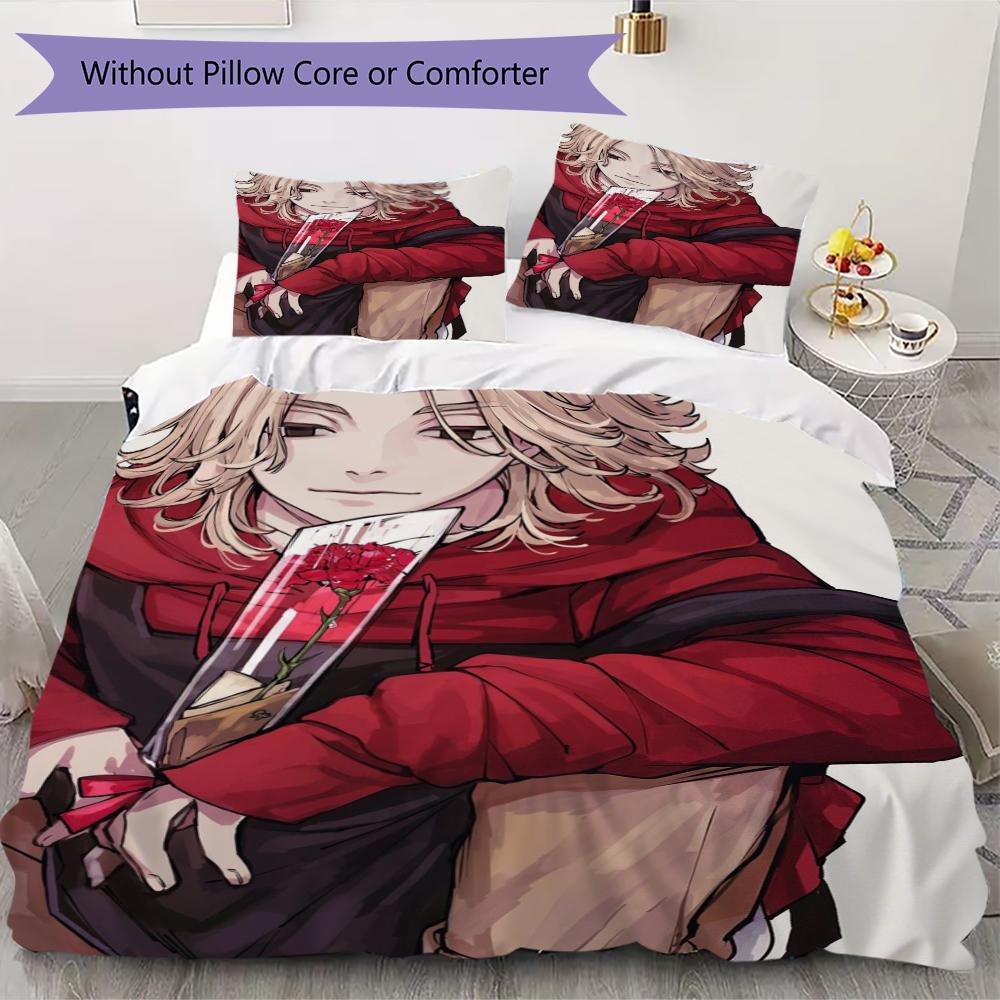 Tokyo Revengers Pattern Bedding uilt Set uilt Cover Pillowcase Home Decoration Birthday Gift (1 * duvet cover + 2 * pillowcase without core)222 135x200cm
Tokyo Revengers Pattern Bedding uilt Set uilt Cover Pillowcase Home Decoration Birthday Gift (1 * duvet cover + 2 * pillowcase without core)222 135x200cm