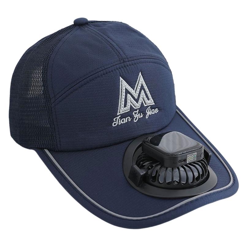 Solar Powered Cooling Fan Hat with USB Charging and 3 Wind Modes Baseball Hat for Hiking Cycling and Outdoor Activity темно-синий
Solar Powered Cooling Fan Hat with USB Charging and 3 Wind Modes Baseball Hat for Hiking Cycling and Outdoor Activity темно-синий