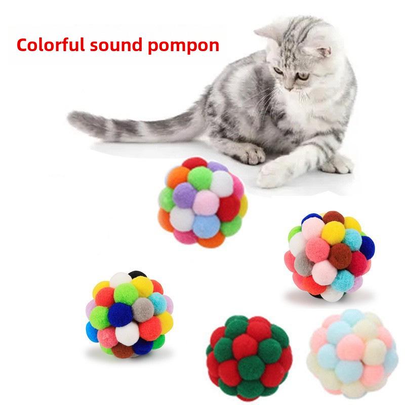 Vibrant Plush Bell Ball for Cats: Sound-Making, Scratch-Resistant, and Engaging Rainbow Play Toy Loose
Vibrant Plush Bell Ball for Cats: Sound-Making, Scratch-Resistant, and Engaging Rainbow Play Toy Loose