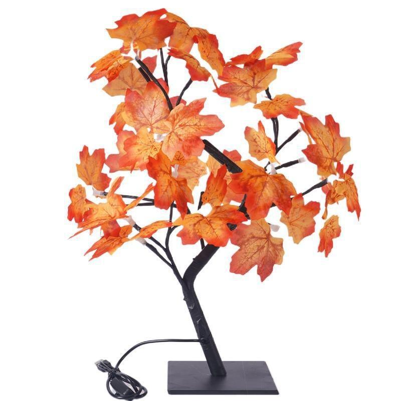Artificial Maple Leaf Tree USB LED Light Plastic String Light Table Lamp for Festival Party Decoration Type A
Artificial Maple Leaf Tree USB LED Light Plastic String Light Table Lamp for Festival Party Decoration Type A