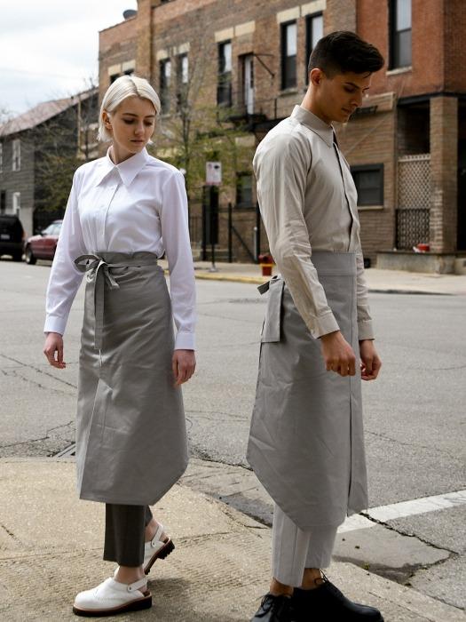 a.mont Dangled Back Pocket Waist Apron #AA1956 Gray FREE
a.mont Dangled Back Pocket Waist Apron #AA1956 Gray FREE