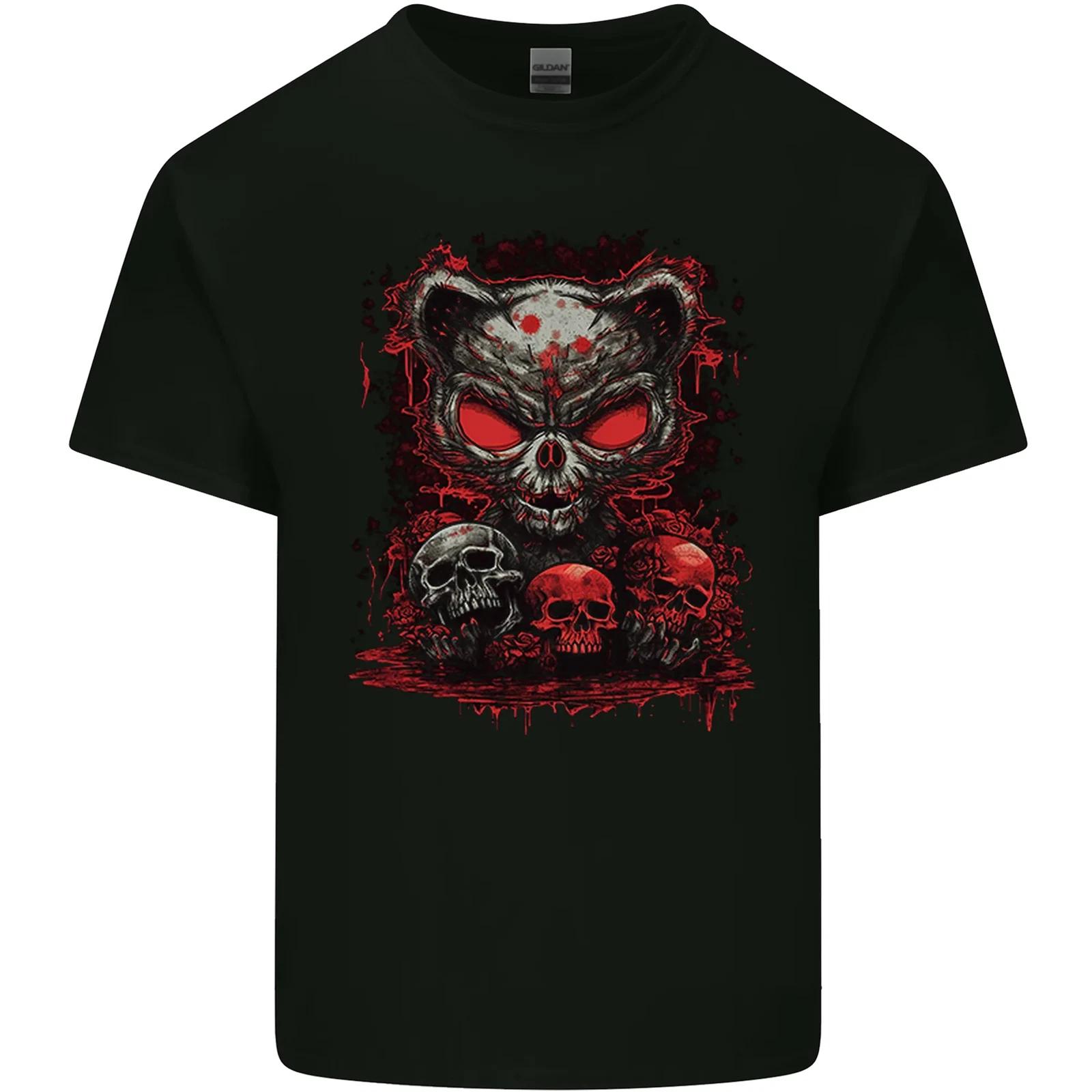 An Evil Cat With Skull Satanic Kitty Kids T-Shirt Childrens S
An Evil Cat With Skull Satanic Kitty Kids T-Shirt Childrens S