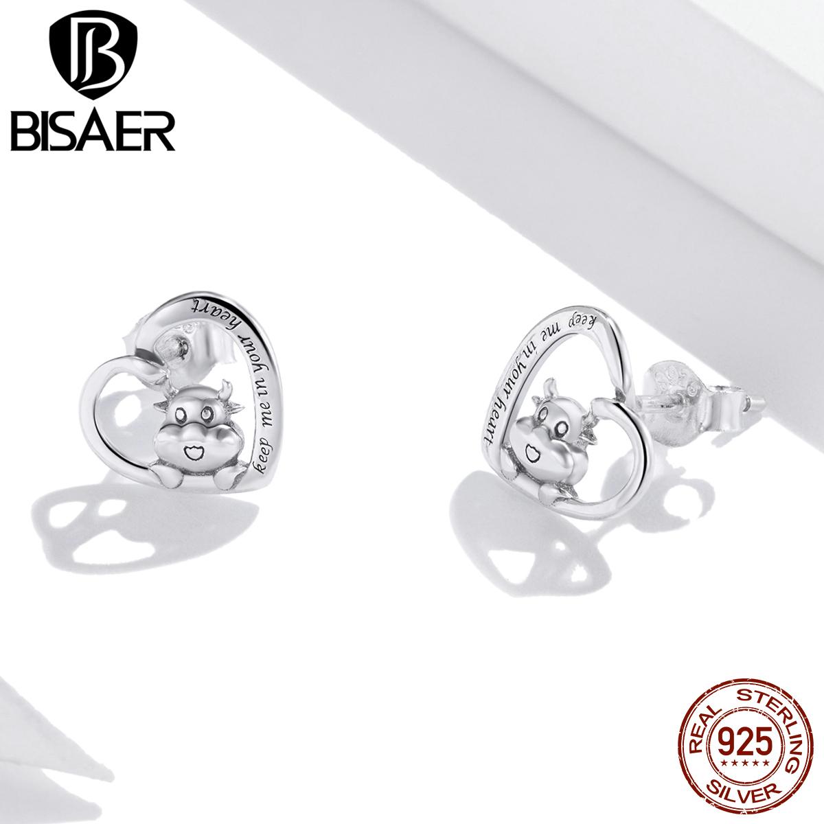 BISAER настоящее серебро 925 пробы милые серьги-гвоздики в виде коровы Серьги-гвоздики в форме сердца для женщин модные серебряные украшения 925 silver
BISAER настоящее серебро 925 пробы милые серьги-гвоздики в виде коровы Серьги-гвоздики в форме сердца для женщин модные серебряные украшения 925 silver