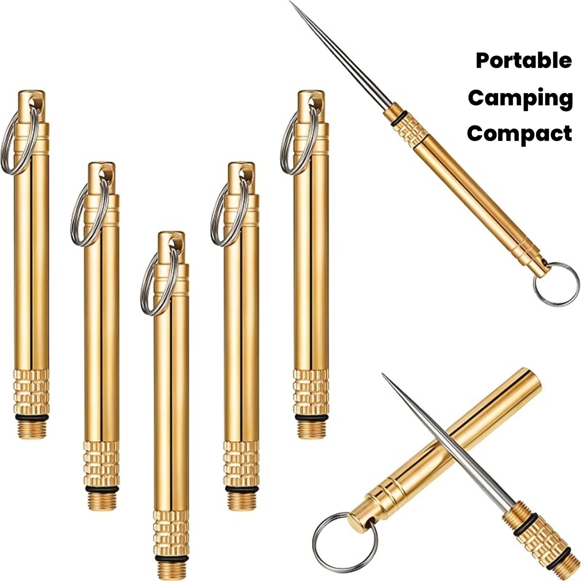 Portable Stainless Toothpicks Keychain&Compact Metal Holder-Keychain Attachable Toothpick for Travel,Camping,Outdoor Accessories United States
Portable Stainless Toothpicks Keychain&Compact Metal Holder-Keychain Attachable Toothpick for Travel,Camping,Outdoor Accessories United States