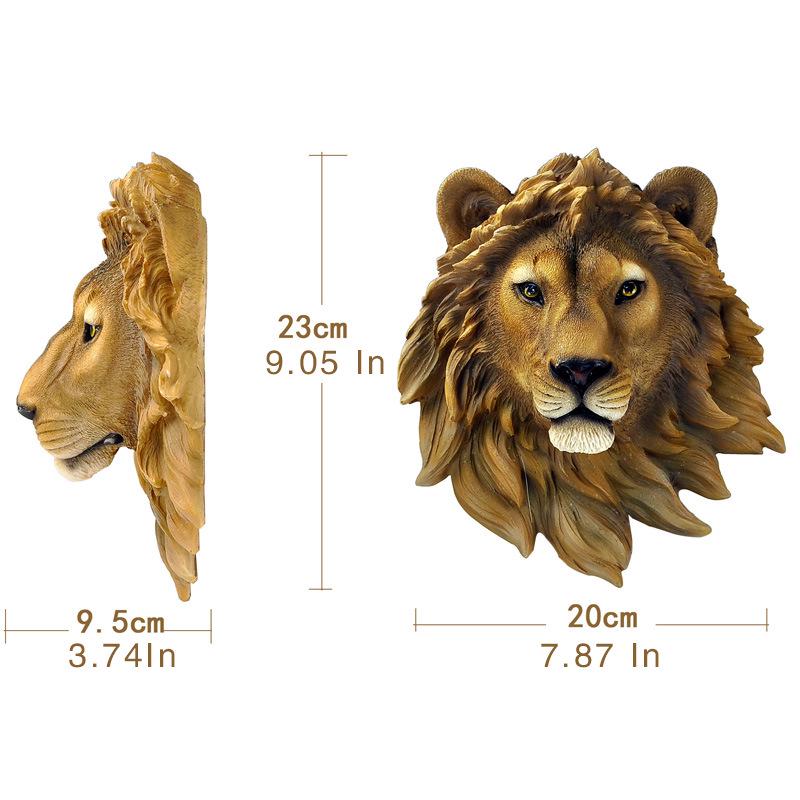 Retro Animal Head 3D Wall Ornament for Bar & KTV Decor 25x20x10 cm
Retro Animal Head 3D Wall Ornament for Bar & KTV Decor 25x20x10 cm