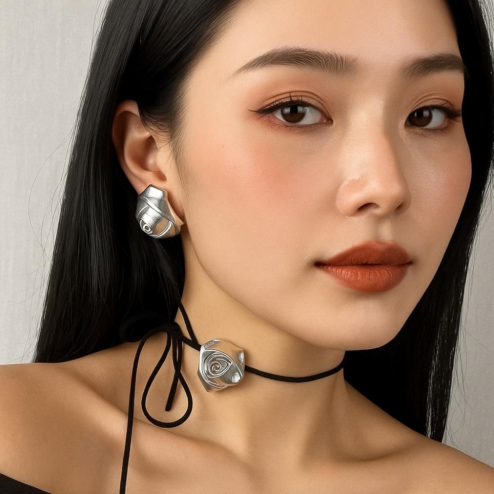 Retro Style Rose Flower Necklace Floral Design Adjustable Rope Choker Y2K Accessories Style-A
Retro Style Rose Flower Necklace Floral Design Adjustable Rope Choker Y2K Accessories Style-A