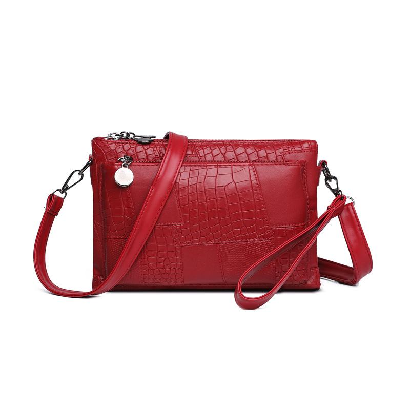 Fashion Envelope Bag Oblique Span Bag Mobile Phone Bag 23.5*5*16 червоний
Fashion Envelope Bag Oblique Span Bag Mobile Phone Bag 23.5*5*16 червоний