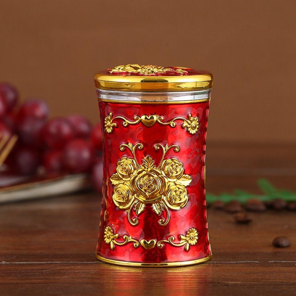 Thickened European-style Toothpick Box Rotating Design Desk Toothpick Holder Hotel style 8
Thickened European-style Toothpick Box Rotating Design Desk Toothpick Holder Hotel style 8