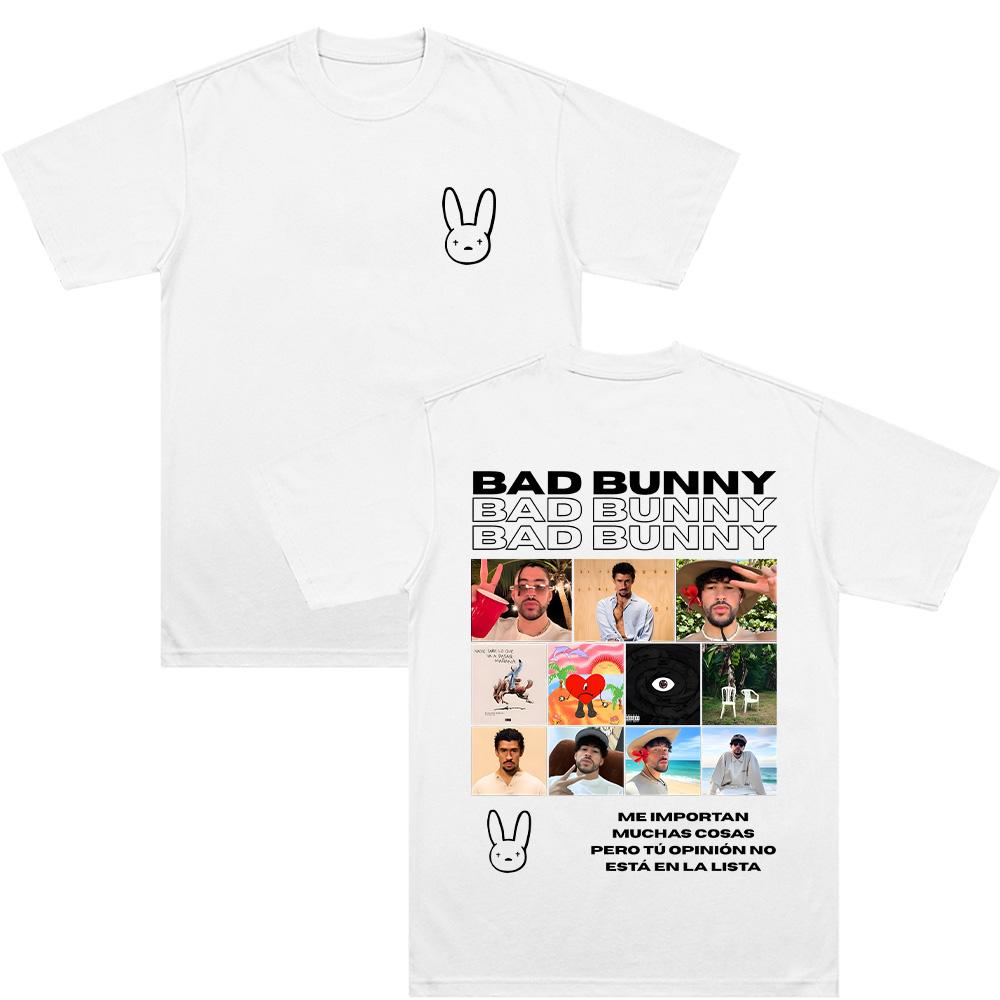 Беніто Bad Bunny Миска Dtmf Дебі Зробити Більше Фото Футболки Чоловіки Жінки Одяг Харадзюку Високоякісний Одяг Бавовняні Топи Подарунок для Фанатів S білий
Беніто Bad Bunny Миска Dtmf Дебі Зробити Більше Фото Футболки Чоловіки Жінки Одяг Харадзюку Високоякісний Одяг Бавовняні Топи Подарунок для Фанатів S білий