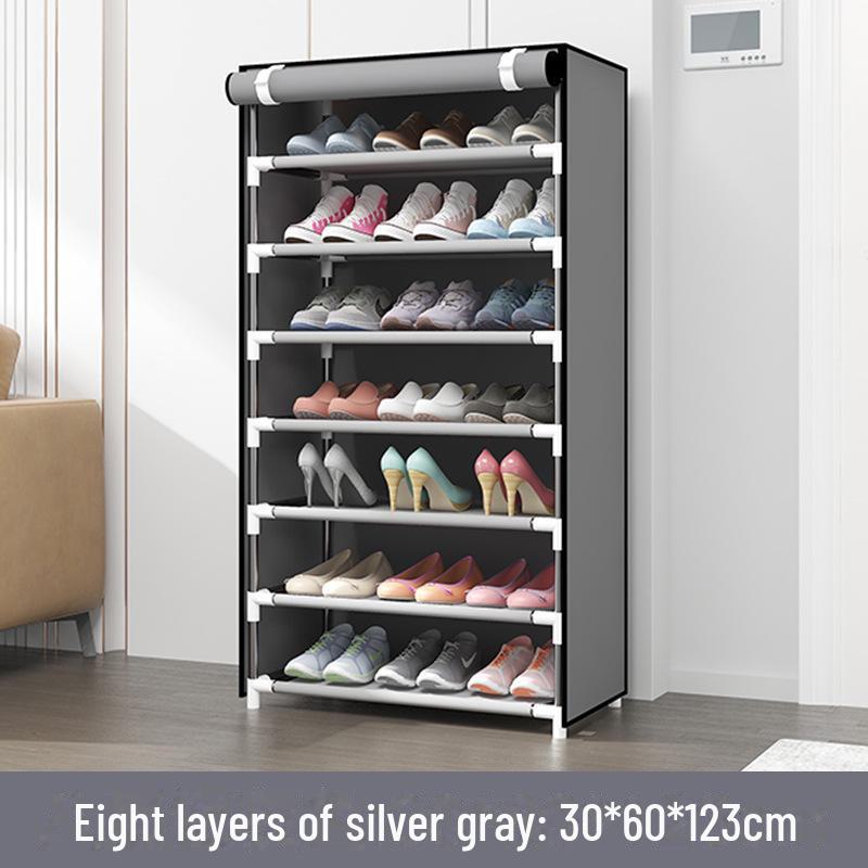 Упрощенная многоуровневая полка для обуви: Пылезащитный шкаф для хранения вещей дома и в общежитии Length 60 Width 30
Упрощенная многоуровневая полка для обуви: Пылезащитный шкаф для хранения вещей дома и в общежитии Length 60 Width 30