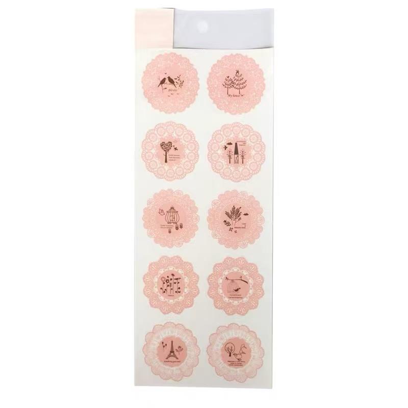 Kawai Stationery Lace Sealing Sticker Round DIY Transparent Multifunctional Decorative Decorative Office School Supplies Lovely
Kawai Stationery Lace Sealing Sticker Round DIY Transparent Multifunctional Decorative Decorative Office School Supplies Lovely