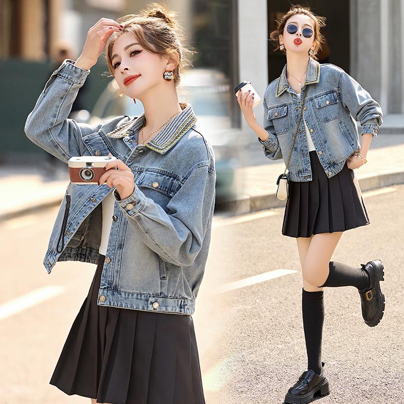 В наличии: Женская свободная джинсовая куртка весна 2025 - Универсальная повседневная верхняя одежда (MZ133) L (110-120 lbs) джинсовый синий
В наличии: Женская свободная джинсовая куртка весна 2025 - Универсальная повседневная верхняя одежда (MZ133) L (110-120 lbs) джинсовый синий