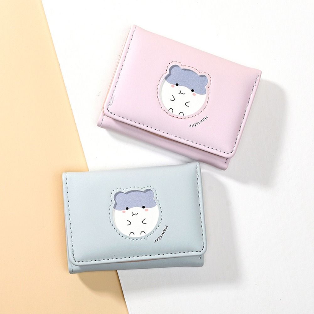 Printing Folding Purse Pu Leather Card Holder Simple Hamster Short Wallet Girls зелений
Printing Folding Purse Pu Leather Card Holder Simple Hamster Short Wallet Girls зелений
