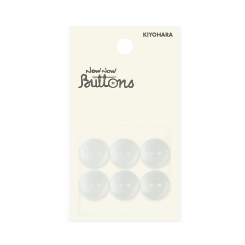 KIYOHARA NOW NOW Button, Shell Style Shirt Button, Dish-shaped, 2 Holes, 6 Pieces, Diameter 13mm, White NWN4033
KIYOHARA NOW NOW Button, Shell Style Shirt Button, Dish-shaped, 2 Holes, 6 Pieces, Diameter 13mm, White NWN4033