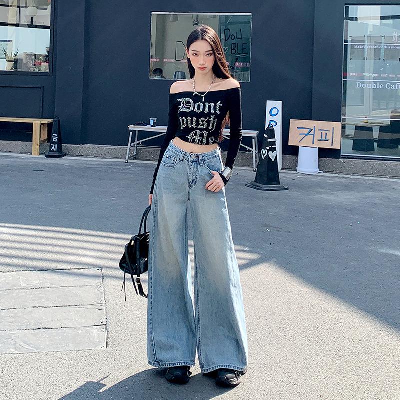 Women s 2025 Spring Light Blue Loose Straight-Leg Jeans - Petite Floor-Length Style M
Women s 2025 Spring Light Blue Loose Straight-Leg Jeans - Petite Floor-Length Style M