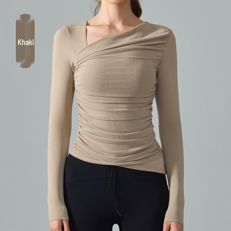 Женский приталенный топ для йоги с длинным рукавом и нагрудными вкладышами для фитнеса осенью и зимой Extra Large
Женский приталенный топ для йоги с длинным рукавом и нагрудными вкладышами для фитнеса осенью и зимой Extra Large