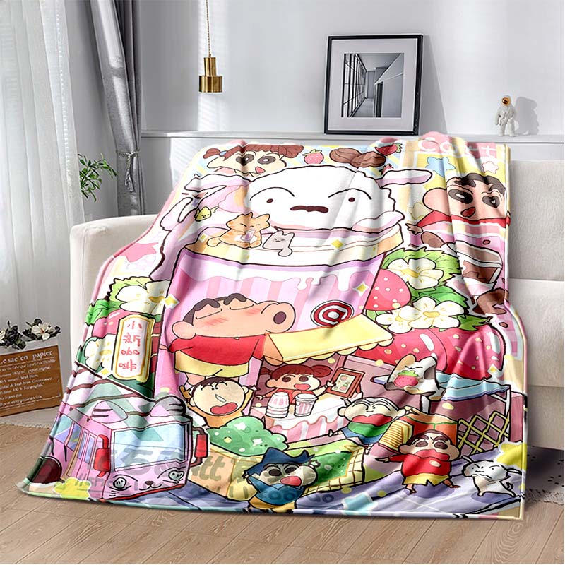 Crayon Shin-chan Family Comic Print Flannel Blanket, Soft Cozy Throw for Kids & Fans 80cm x 120cm
Crayon Shin-chan Family Comic Print Flannel Blanket, Soft Cozy Throw for Kids & Fans 80cm x 120cm