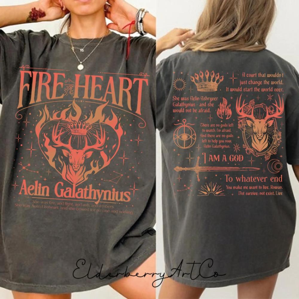 Aelin Fireheart Tee Throne of Glass Fan Shirt To Whatever End Bookish TShirt Fantasy Reader Gift Cozy Reading Outfit 4XL
Aelin Fireheart Tee Throne of Glass Fan Shirt To Whatever End Bookish TShirt Fantasy Reader Gift Cozy Reading Outfit 4XL