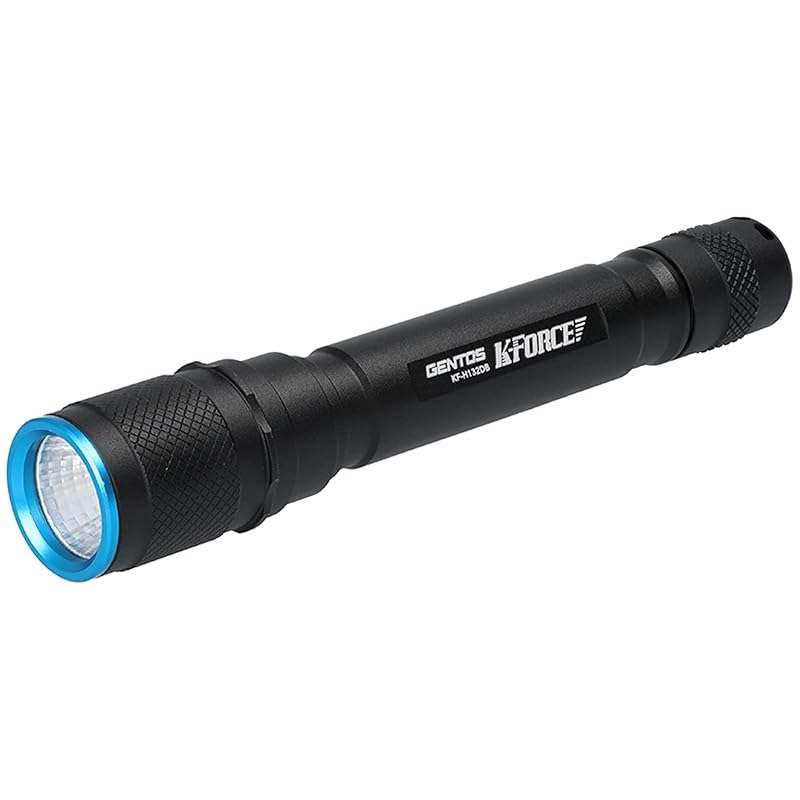 GENTOS flashlight LED light AA battery operated 390 lumens K-FORCE series KF-H132DB handy light flash light 
GENTOS flashlight LED light AA battery operated 390 lumens K-FORCE series KF-H132DB handy light flash light