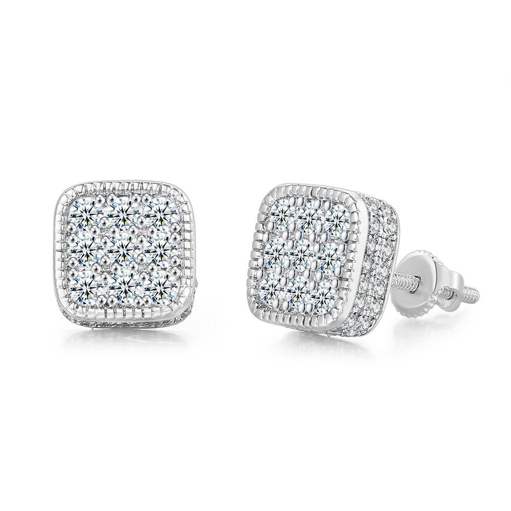 Punk Stud Earrings for Men Hip Hop Classic Iced Out Zircon Accessories Crystal Earings Fashion Hippie Jewelry Wholesale OHE127
Punk Stud Earrings for Men Hip Hop Classic Iced Out Zircon Accessories Crystal Earings Fashion Hippie Jewelry Wholesale OHE127