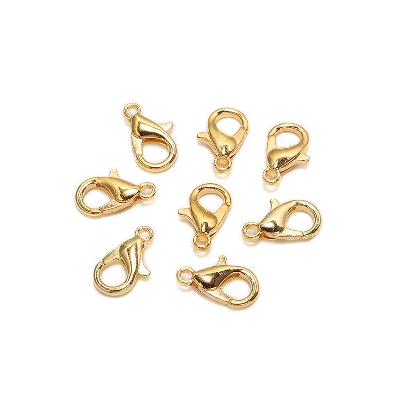 20Pcs/Lot 13*7mm Metal Alloy Gold Plated Lobster Claw Clasps For Bracelet Necklace Chain Diy Zircon Making Findings Supplies
20Pcs/Lot 13*7mm Metal Alloy Gold Plated Lobster Claw Clasps For Bracelet Necklace Chain Diy Zircon Making Findings Supplies