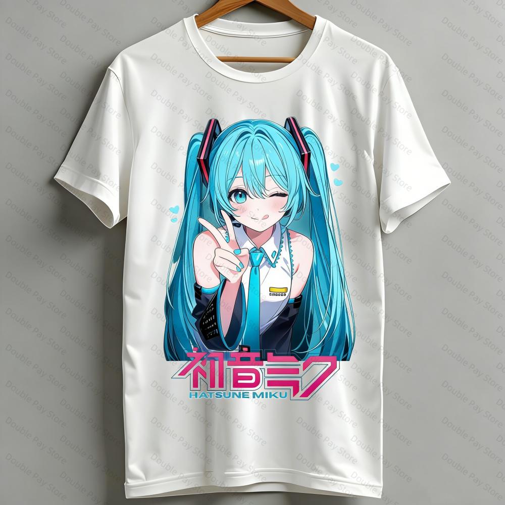 Kawaii Miku TShirt Cute Vocaloid Anime Graphic Tee Casual Short Sleeve Tops for Teen Girls Women Unisexs Shirts Women tshirts S
Kawaii Miku TShirt Cute Vocaloid Anime Graphic Tee Casual Short Sleeve Tops for Teen Girls Women Unisexs Shirts Women tshirts S