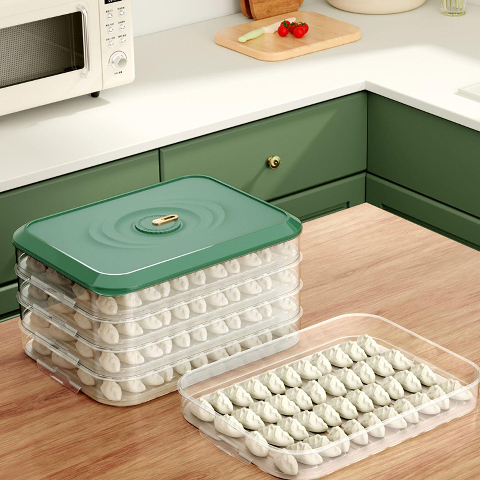 Dumpling Storage Box Multi Layer Excellent Sealing Dumpling Food Container with Time Recorder for Fridge
Dumpling Storage Box Multi Layer Excellent Sealing Dumpling Food Container with Time Recorder for Fridge