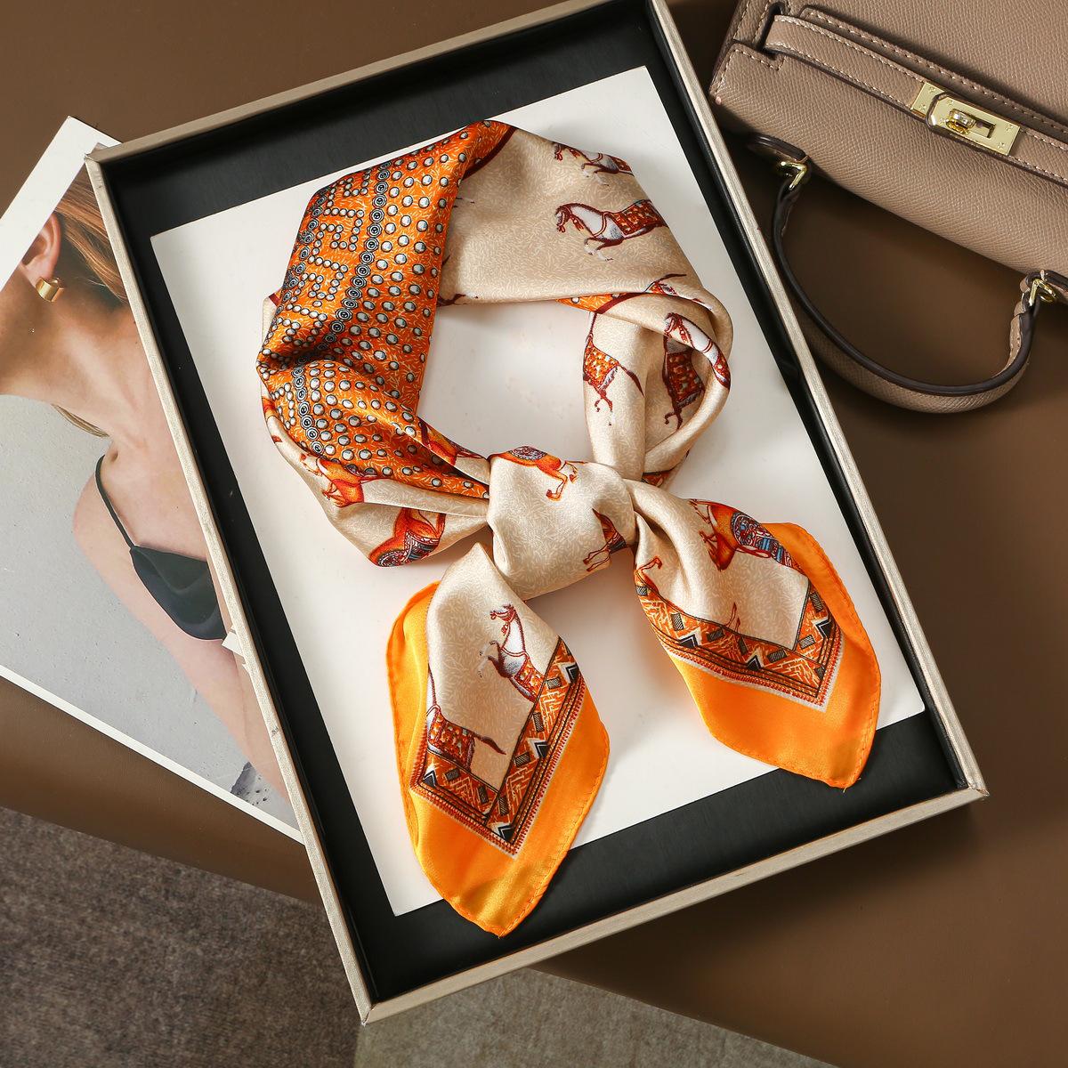 Корейский Ретро Высококачественный Квадратный Шарф из Смеси Шелка - Универсальный Аксессуар для Шеи и Шаль 70x70 cm
Корейский Ретро Высококачественный Квадратный Шарф из Смеси Шелка - Универсальный Аксессуар для Шеи и Шаль 70x70 cm