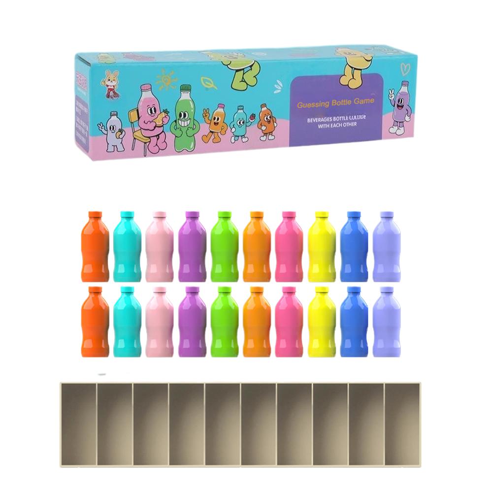 Детские напитки для развлечений, игрушки на сопоставление цветов, 20 бутылок + основание, тренировка памяти для угадывания в раннем детстве, интерактивный пазл, Рождество
Детские напитки для развлечений, игрушки на сопоставление цветов, 20 бутылок + основание, тренировка памяти для угадывания в раннем детстве, интерактивный пазл, Рождество