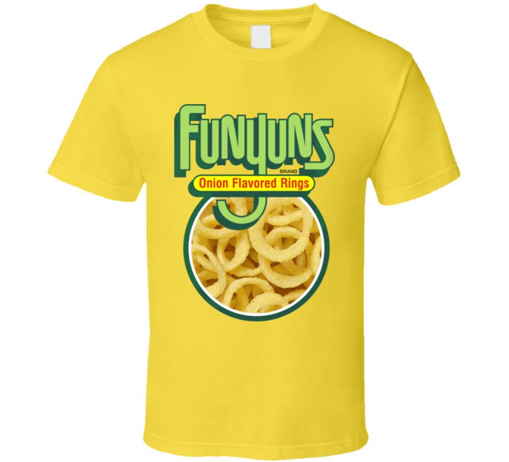Funyuns Onion Flavored Rings Snack Foodie Fan T Shirt Mens Womens Tees Top S
Funyuns Onion Flavored Rings Snack Foodie Fan T Shirt Mens Womens Tees Top S