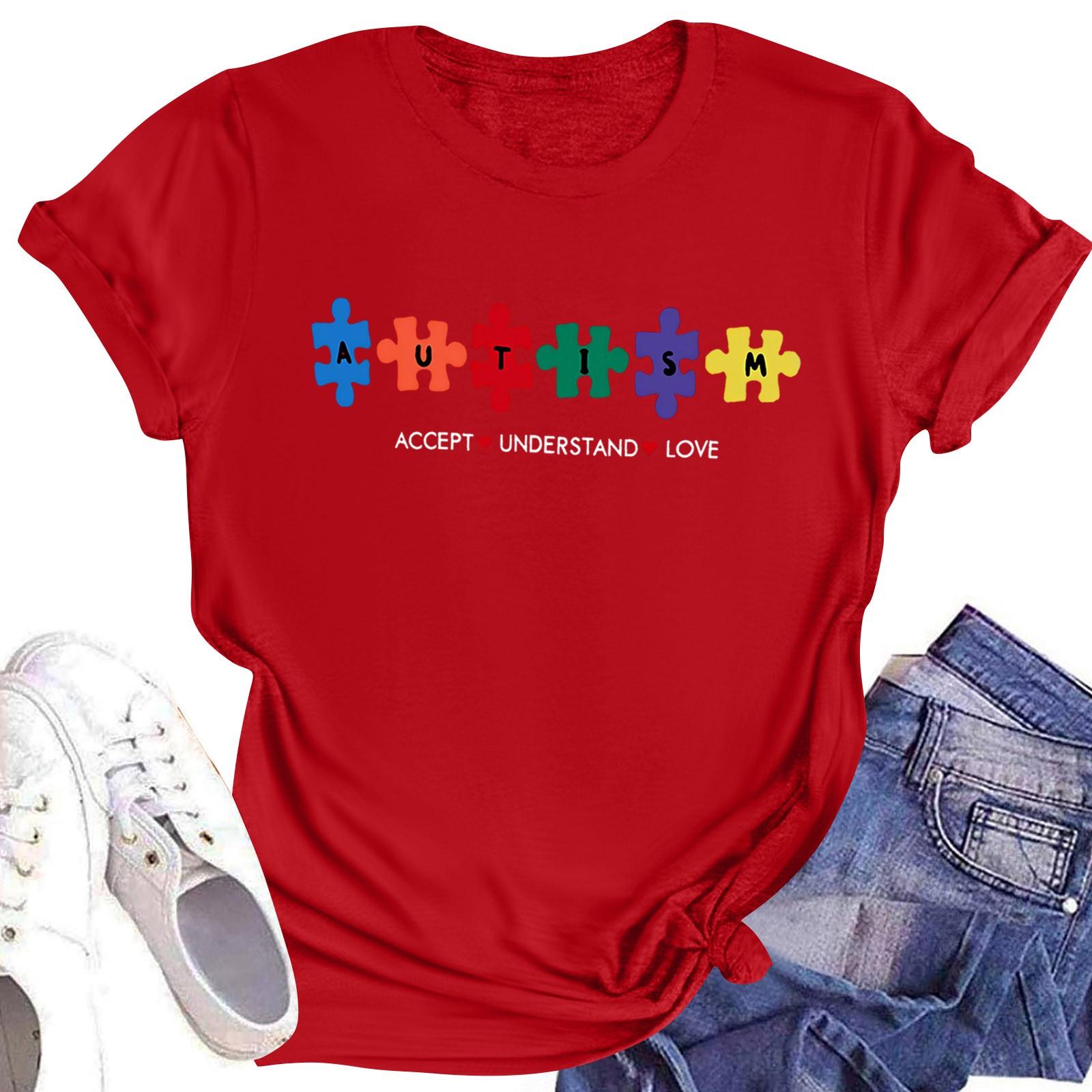 Жіноча повсякденна повсякденна футболка з круглим вирізом і короткими рукавами з принтом XXXL червоний
Жіноча повсякденна повсякденна футболка з круглим вирізом і короткими рукавами з принтом XXXL червоний