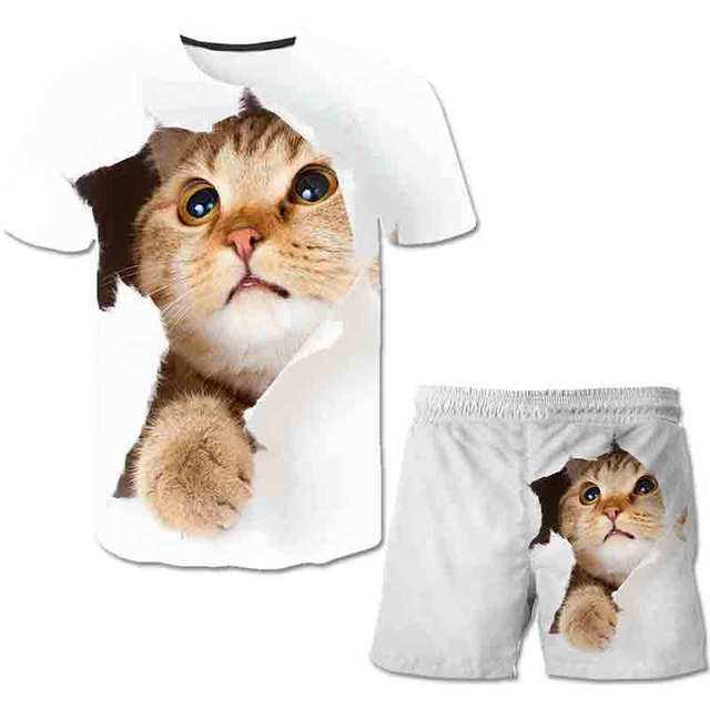 Детская одежда для детей от 1 до 14 лет, одежда для маленьких девочек, повседневная футболка с котами и животными для мальчиков, короткие штаны, комплекты из 2 предметов, костюм, детские спортивные костюмы 160
Детская одежда для детей от 1 до 14 лет, одежда для маленьких девочек, повседневная футболка с котами и животными для мальчиков, короткие штаны, комплекты из 2 предметов, костюм, детские спортивные костюмы 160