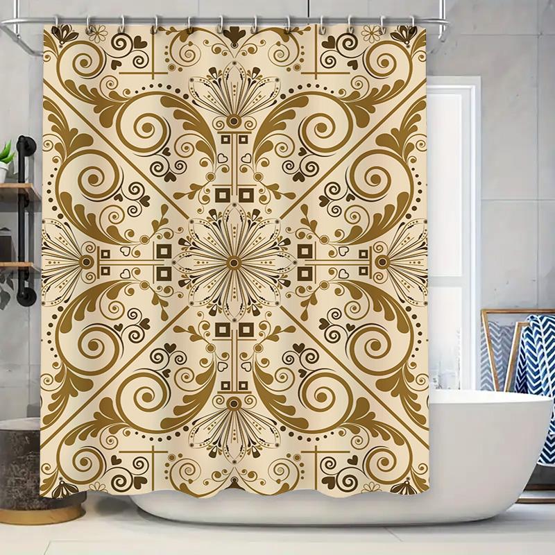 Vivid Oriental Scene Shower Curtain Perfect For Adding A Touch Of Serenity To Your Bath W60H190(CM)-1 Pcs
Vivid Oriental Scene Shower Curtain Perfect For Adding A Touch Of Serenity To Your Bath W60H190(CM)-1 Pcs
