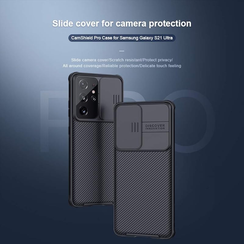 For Samsung S21 Ultra Case With Camera Cover,Galaxy S21 Ultra 5G Phone Case Nillkin Camshield Pro Slide Camera Protectio 216.8 чёрный
For Samsung S21 Ultra Case With Camera Cover,Galaxy S21 Ultra 5G Phone Case Nillkin Camshield Pro Slide Camera Protectio 216.8 чёрный
