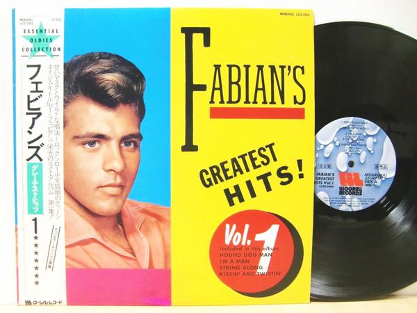 LP Record FABIAN - Fabian s Greatest Hits Vol.1 LU202004 WOORELL 1982 Japan Obi Rock Used
LP Record FABIAN - Fabian s Greatest Hits Vol.1 LU202004 WOORELL 1982 Japan Obi Rock Used