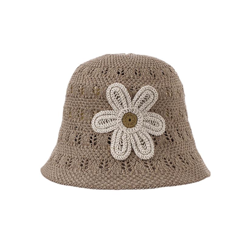 Women s Hollow Out Crochet Bucket Hat 3D Flower Decor Summer Breathable Sun Hat for Ladies Daily Vacation Beach Wear 54-58 хаки
Women s Hollow Out Crochet Bucket Hat 3D Flower Decor Summer Breathable Sun Hat for Ladies Daily Vacation Beach Wear 54-58 хаки