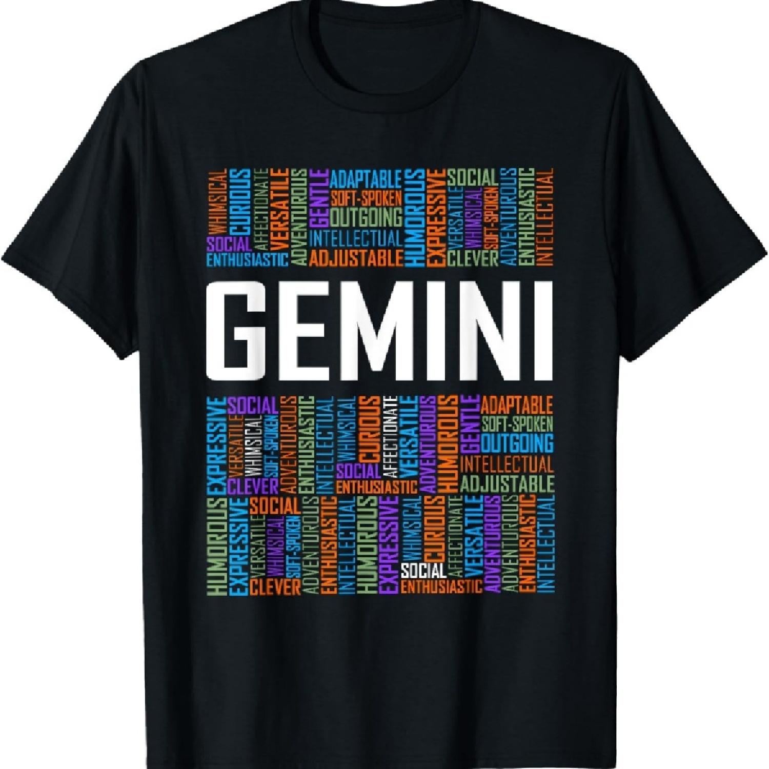 Gemini Zodiac Traits Horoscope Astrology Sign Gift Words T-Shirt XXXXXL чорний
Gemini Zodiac Traits Horoscope Astrology Sign Gift Words T-Shirt XXXXXL чорний
