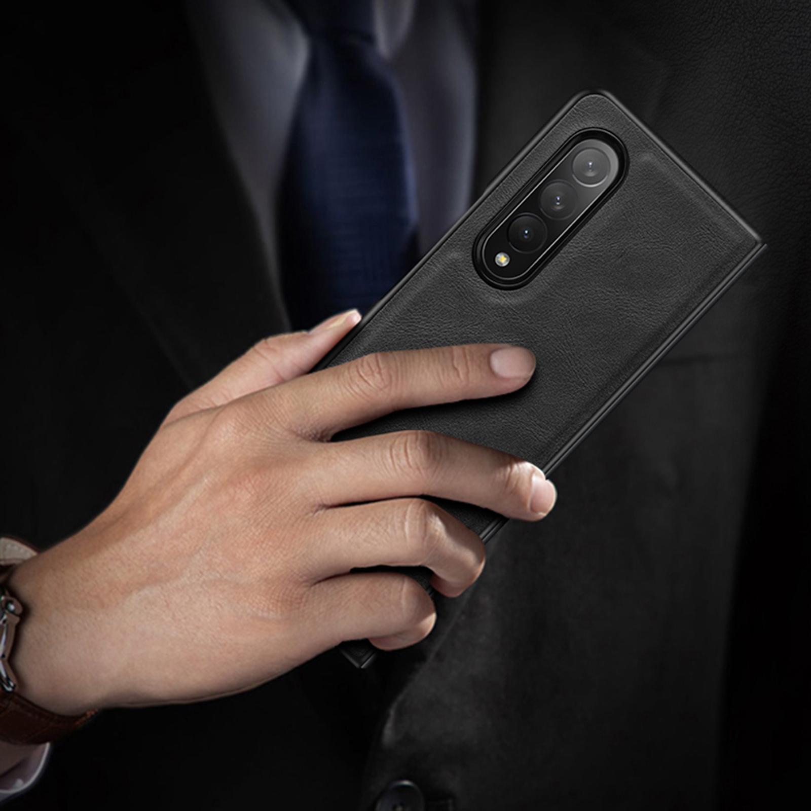 X-LEVEL Bojue-3 Series For Samsung Galaxy Z Fold3 5G Case Anti-Scratch Leather+TPU+PC Phone Cover Black
X-LEVEL Bojue-3 Series For Samsung Galaxy Z Fold3 5G Case Anti-Scratch Leather+TPU+PC Phone Cover Black