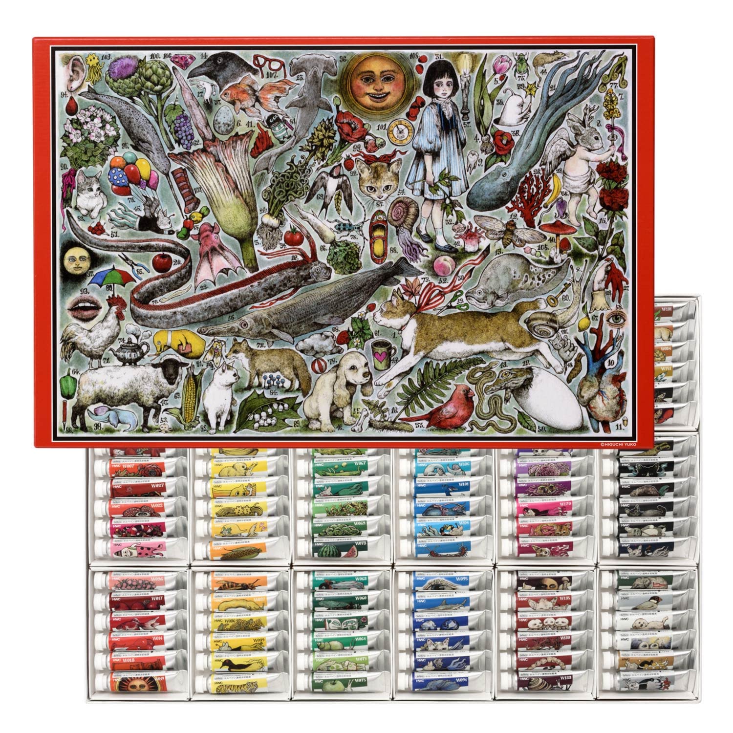HOLBEIN Holbein Industries Yuko Higuchi x Holbein 2023 Collaboration Item Transparent Watercolor Paint 5ml 2 108 Color Set No. (083442)
HOLBEIN Holbein Industries Yuko Higuchi x Holbein 2023 Collaboration Item Transparent Watercolor Paint 5ml 2 108 Color Set No. (083442)