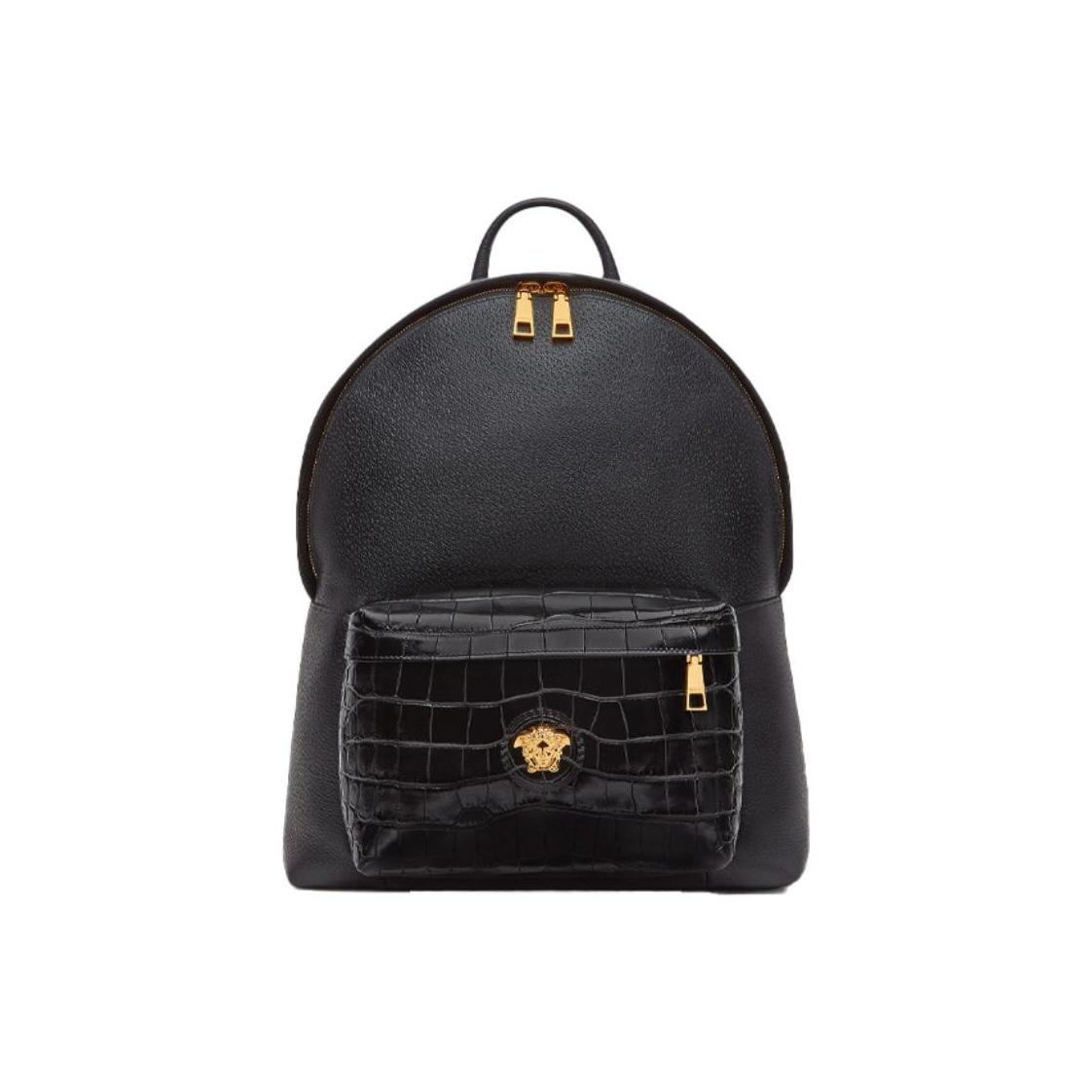 Versace Palazzo Series Zipper Closure Leather Backpack Unisex Backpack Black DFZ5350-DGOVV3-D41OH Basic Set (Bag+Dust Bag)
Versace Palazzo Series Zipper Closure Leather Backpack Unisex Backpack Black DFZ5350-DGOVV3-D41OH Basic Set (Bag+Dust Bag)